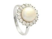 Jewellery, RING, 18K white gold, in auction: Classic – Saturday 22 November