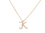 Jewellery - LETTER COLLIER, letter K - View 1
