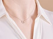 Jewellery - NECKLACE, 18K white gold - View 2