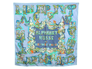 Accessories, SCARF, HERMÈS. Alphabet Russe, in auction: Fashionable – Thursday 4 December