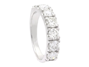 Jewellery - ETERNITY RING, 18K white gold - View 1