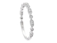 Jewellery - ETERNITY RING, 18K white gold - View 1