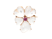Jewellery, BROOCH, flower, in auction: Lilla jewellery – Tuesday 2 December
