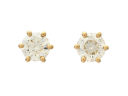 Jewellery - SOLITAIRE EARRINGS, 18K gold - View 1
