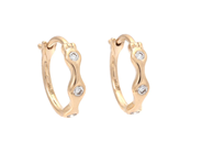 Jewellery - HOOP EARRINGS, 18K gold - View 1