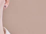 Jewellery - EARRINGS, 18K white gold with blue sapphires 0,53 ctw - View 2