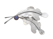 Jewellery, BROOCH, leaf, in auction: Lilla jewellery – Tuesday 18 November