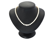 Jewellery, PEARL NECKLACE, cultured pearls approx. 4-8 mm, in auction: Lilla jewellery – Tuesday 18 November