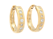 Jewellery - HOOP EARRINGS, 18K gold - View 1