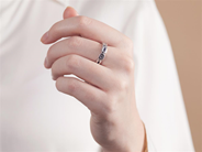 Jewellery - RING, 18K white gold - View 3