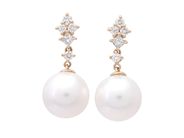 Jewellery - PEARL EARRINGS, 18K gold - View 1