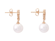 Jewellery - PEARL EARRINGS, 18K gold - View 2