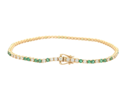 Jewellery - TENNIS BRACELET, 18K gold - View 2