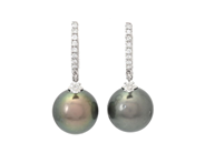 Jewellery - EARRINGS, 18K white gold - View 1
