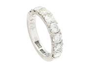 Jewellery, ETERNITY RING, 18K white gold, in auction: Classic – Saturday 22 November