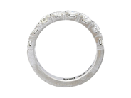 Jewellery - ETERNITY RING, 18K white gold - View 2