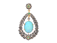 Jewellery - PENDANT, gilt sterling silver/14K gold - View 1