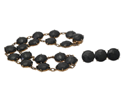 Jewellery, MOURNING JEWELLERY, 2 pcs, in auction: Lilla jewellery – Tuesday 2 December