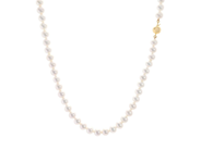 Jewellery - PEARL NECKLACE, cultured freshwater pearls 7,0-7,5 mm - View 1