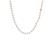 Jewellery - PEARL NECKLACE, cultured freshwater pearls 7,0-7,5 mm - View 1