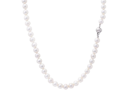Jewellery - PEARL NECKLACE, cultured freshwater pearls 7,0-7,5 mm - View 1