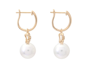 Jewellery - PEARL EARRINGS, 18K gold - View 2