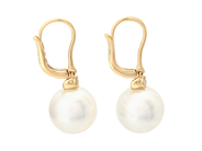 Jewellery - PEARL EARRINGS, 18K gold - View 2