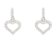 Jewellery - EARRINGS, 18K white gold - View 1