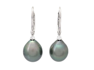 Jewellery - PEARL EARRINGS, 18K white gold - View 1