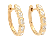 Jewellery - HOOP EARRINGS, 18K gold - View 1