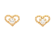Jewellery - SOLITAIRE EARRINGS, 18K gold - View 1