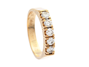 Jewellery, ETERNITY RING, 18K gold, in auction: Lilla jewellery – Tuesday 2 December