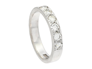 Jewellery - ETERNITY RING, 18K white gold - View 1