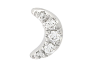 Jewellery - ONE EARRING, 18K white gold - View 1