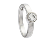 Jewellery, H STRÖMDAHL, solitaire ring, in auction: Christmas – Saturday 13 December