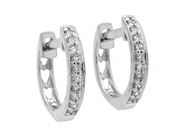Jewellery - HOOP EARRINGS, 18K white gold - View 1