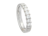 Jewellery, ETERNITY RING, 18K white gold, in auction: Lilla jewellery – Tuesday 2 December