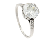 Jewellery, SOLITAIRE RING, platinum, in auction: Classic – Saturday 22 November
