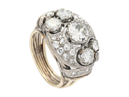 Jewellery, RING, 14K white gold, in auction: Classic – Saturday 22 November