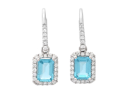 Jewellery - EARRINGS, 18K white gold with apatite 2,01 ctw - View 1