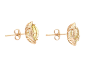 Jewellery - EARRINGS, 18K gold with lime quartz 4,19 ctw - View 2