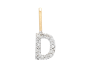 Jewellery - LETTER PENDANT, letter D - View 1