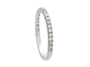 Jewellery, ETERNITY RING, 18K white gold, in auction: Lilla jewellery – Tuesday 2 December 2025