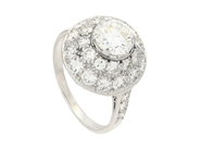 Jewellery, RING, platinum, in auction: Classic – Saturday 22 November