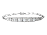 Jewellery, BRACELET, 18K white gold, in auction: Christmas – Saturday 13 December