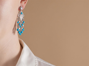 Jewellery - EARRINGS, 18K white gold - View 4