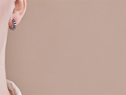 Jewellery - HOOP EARRINGS, platinum - View 2