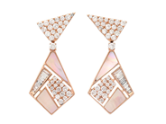 Jewellery - EARRINGS, 18K rose gold - View 1