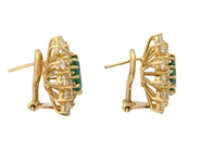 Jewellery - CLUSTER EARRINGS, 18K gold - View 2