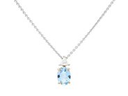 Jewellery - PENDANT/CHAIN, 18K white gold - View 1